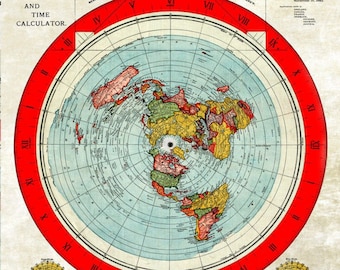 Flat Earth Map : Alex Gleason's New Standard Map of the