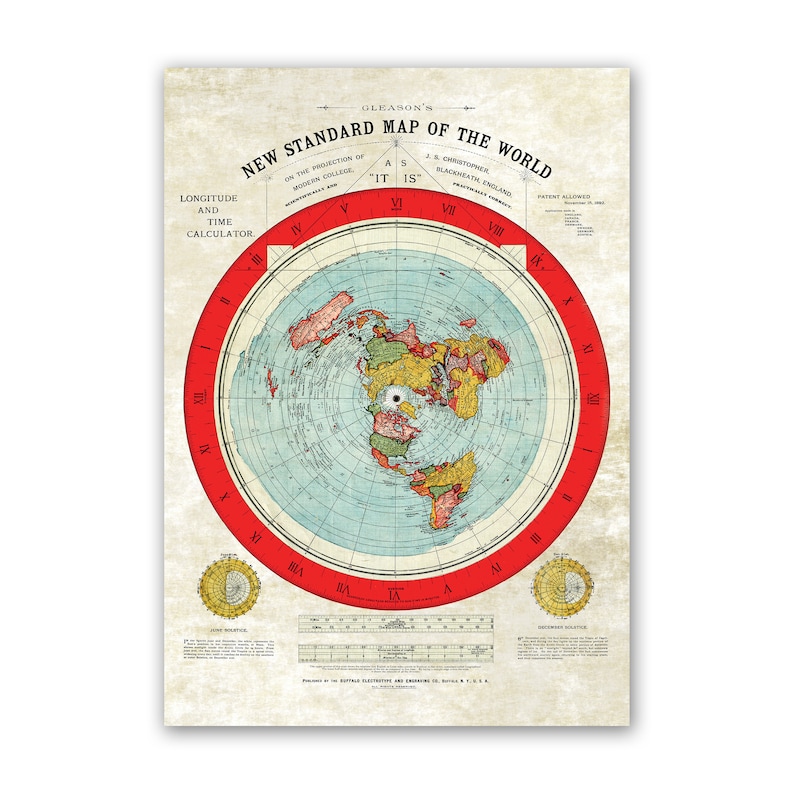 Карта александра глисона