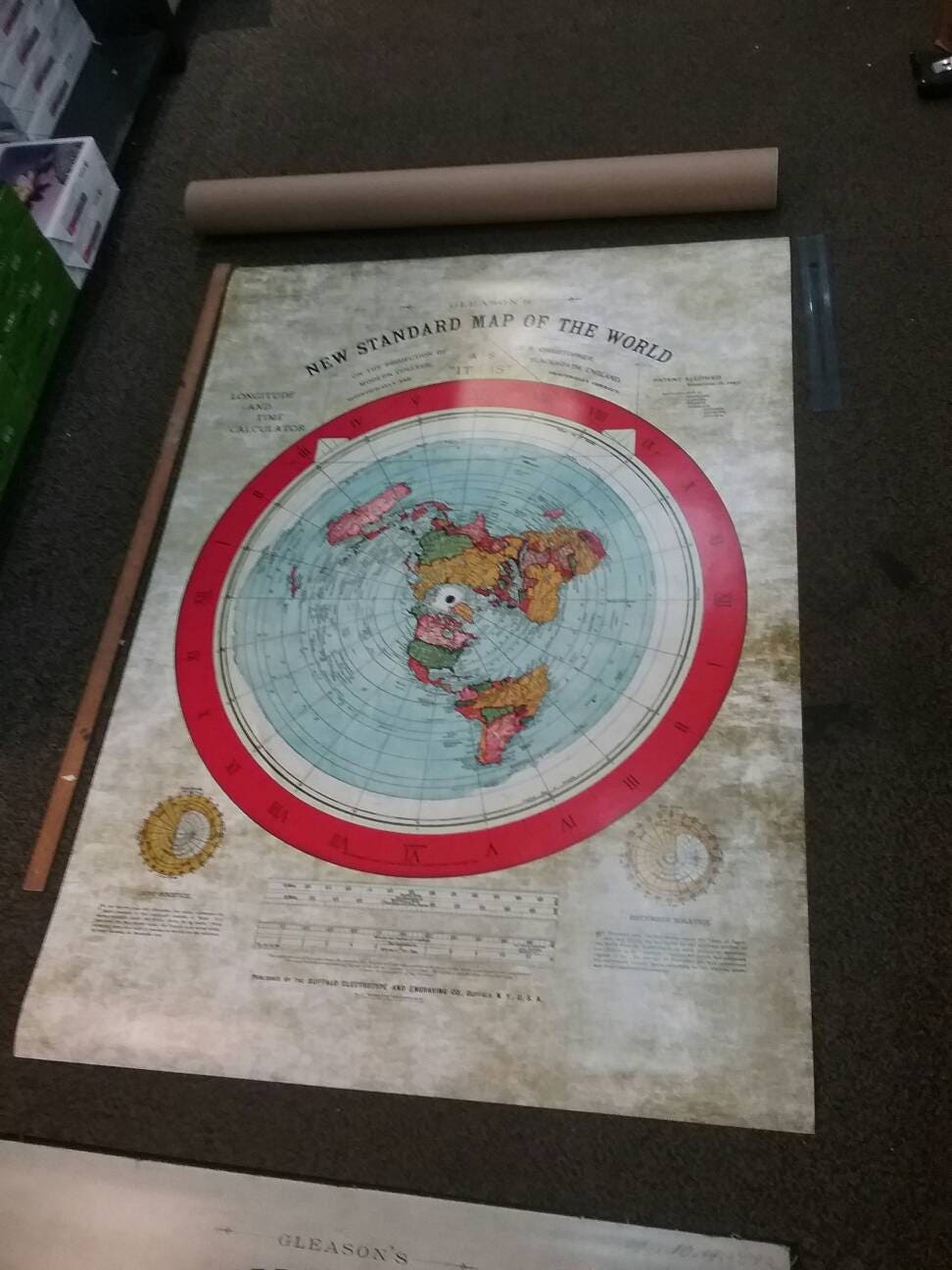 2 X A0 Gleason Maps restored Edition and Copy of Original Etsy