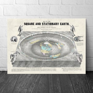 Orlando Ferguson Square en stationaire platte aardekaartposter, oude kaart, grote kaart, antiek decor, extra grote kaartafdruk