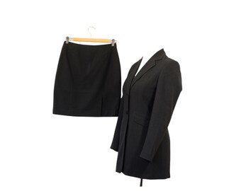 black skirt suit clearance