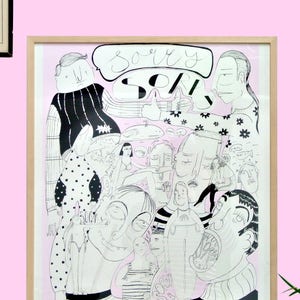 SORRY - handmade silkscreen poster (50x65cm)