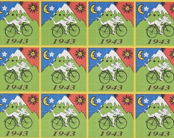 Blotter Art "Albert Hofmann Bike-ride 1943" 500 hits