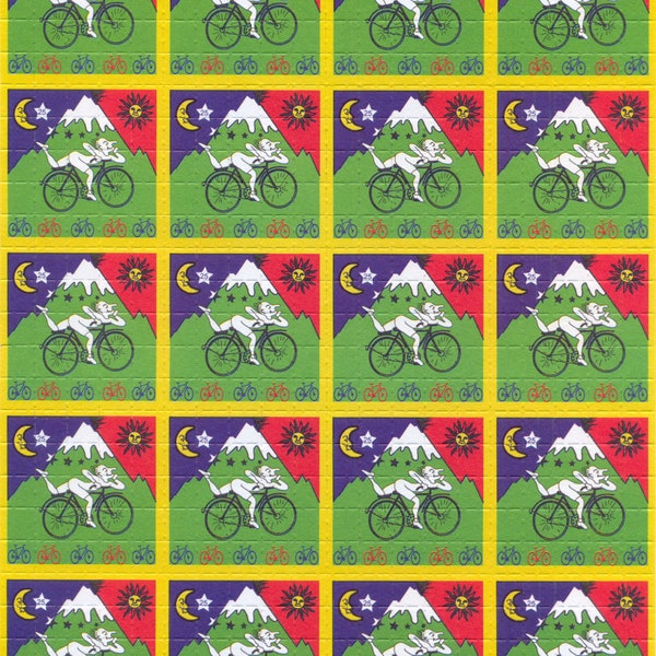 Blotter Art "Albert Hofmann small Bike's" 500 Hit's