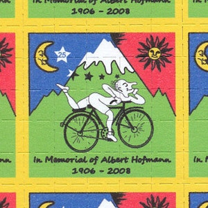 Blotter Art Albert Hofmann Bike-ride memorial 500 hits image 2