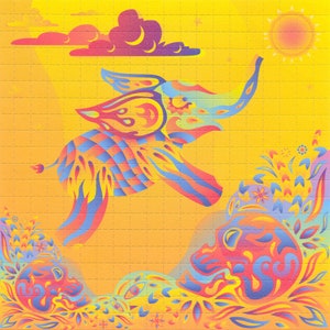 Blotter Art "Psy Elephant" 400 successi, niente droghe, solo carta!!!