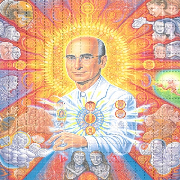 Buvard Art "Albert Hofmann The Chemist Edition 5" 18cm x 18cm 400 hits