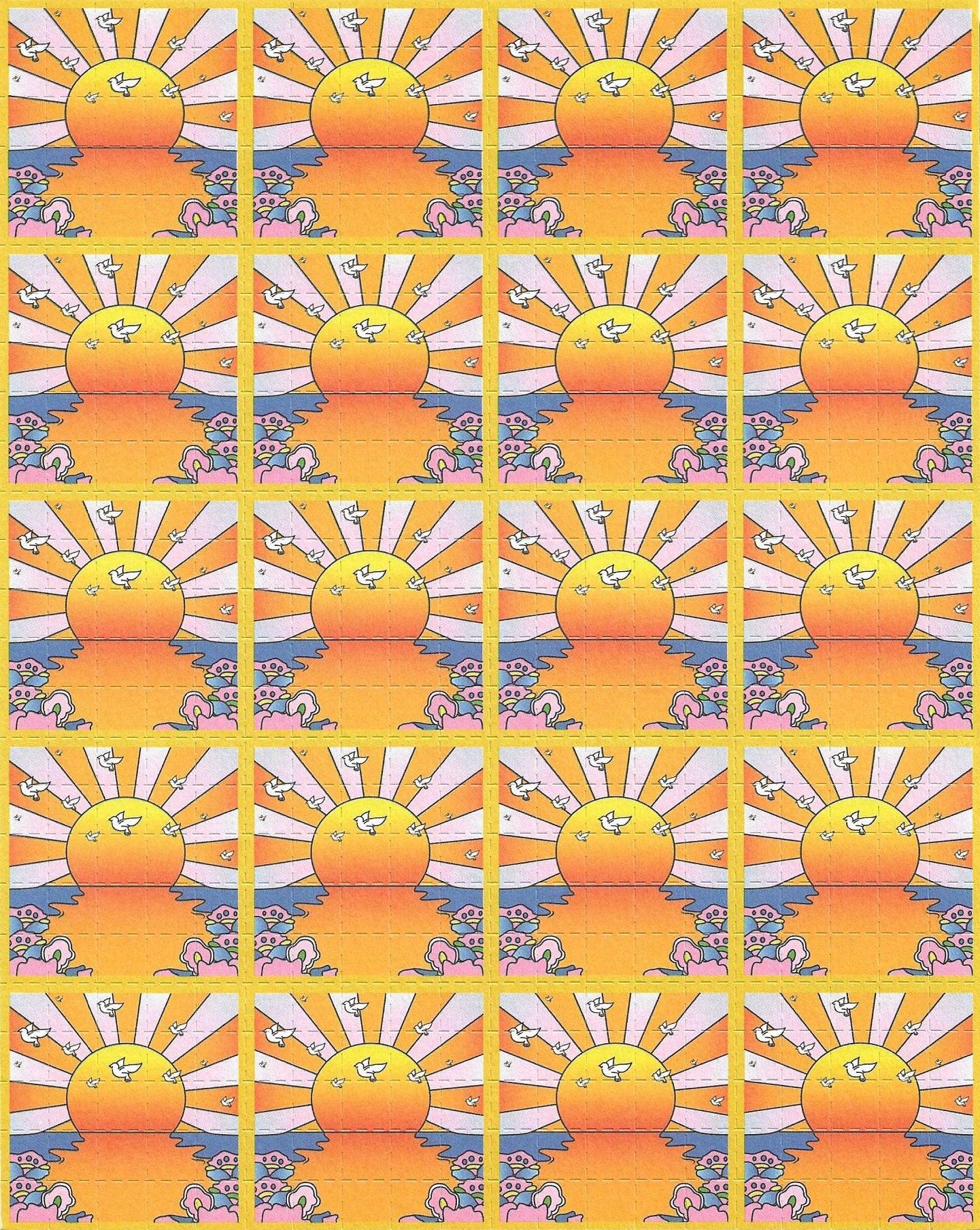Blotter art california sunshine - Etsy 日本