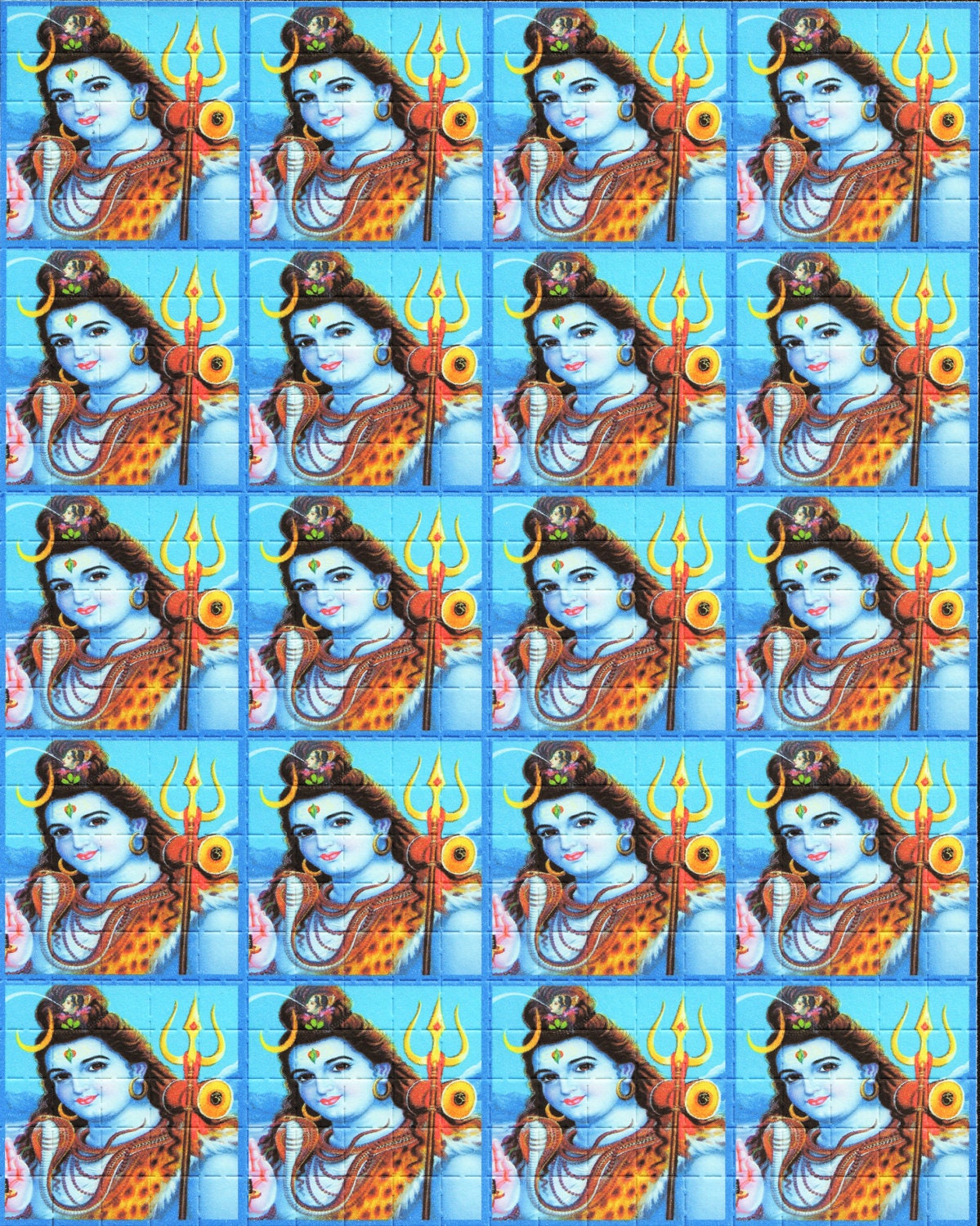 Blotter Art shiva Blue 500 Hit's - Etsy Blotter Art shiva Blue 500 Hit's - Etsy