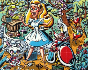 Blotter Art "Alice comic" 400 hits