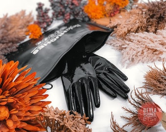 Latex gloves black