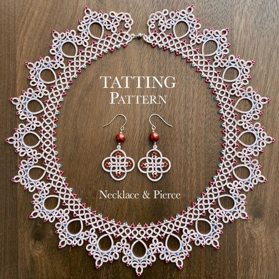 シュガーアンドスパイス フルセット タティングレース編み図 Tatting Pattern Etsy シュガーアンドスパイス フルセット タティングレース編み図 Tatting Pattern Etsy