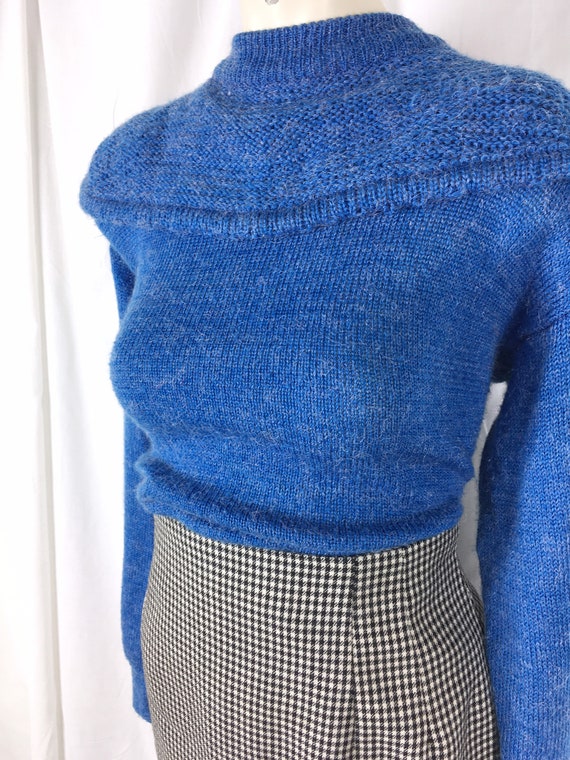 PIERROT collar sweater XS / knit top / sweater / p