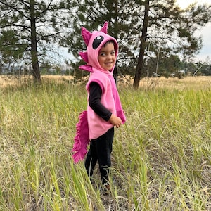 Adorable Axolotl Costume for Kids, Children's Fleece Cosplay, Animal ...