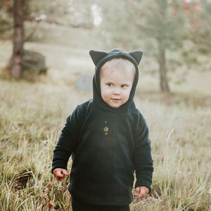 Kids Black Cat Costume, Halloween Cat Dress-up, Cat Cosplay, Children's Costume, Feline Outfit image 4