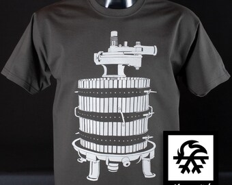 T-Shirt Wine Press Apple Press Waveslide