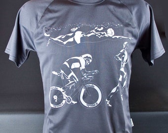 Funktions-Sport-T-Shirt Triathlon IronmanWaveslide