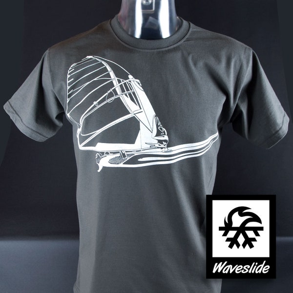 T-Shirt Windsurfen Surfen Waveslide