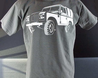 T-Shirt Land Rover Illustration Waveslide