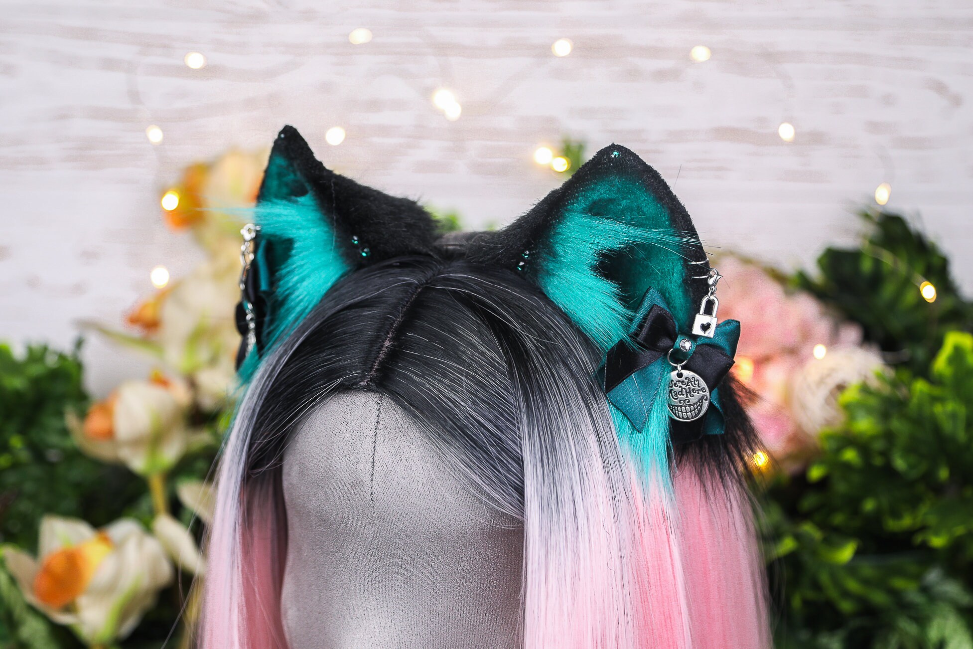 Cheshire Cat Ears Handmade Faux Fur Kitten Cosplay Anime Neko Etsy