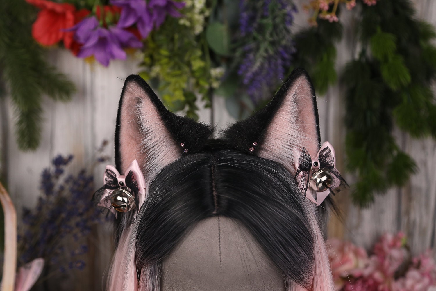 Classic Black Fox Ears MTO Etsy