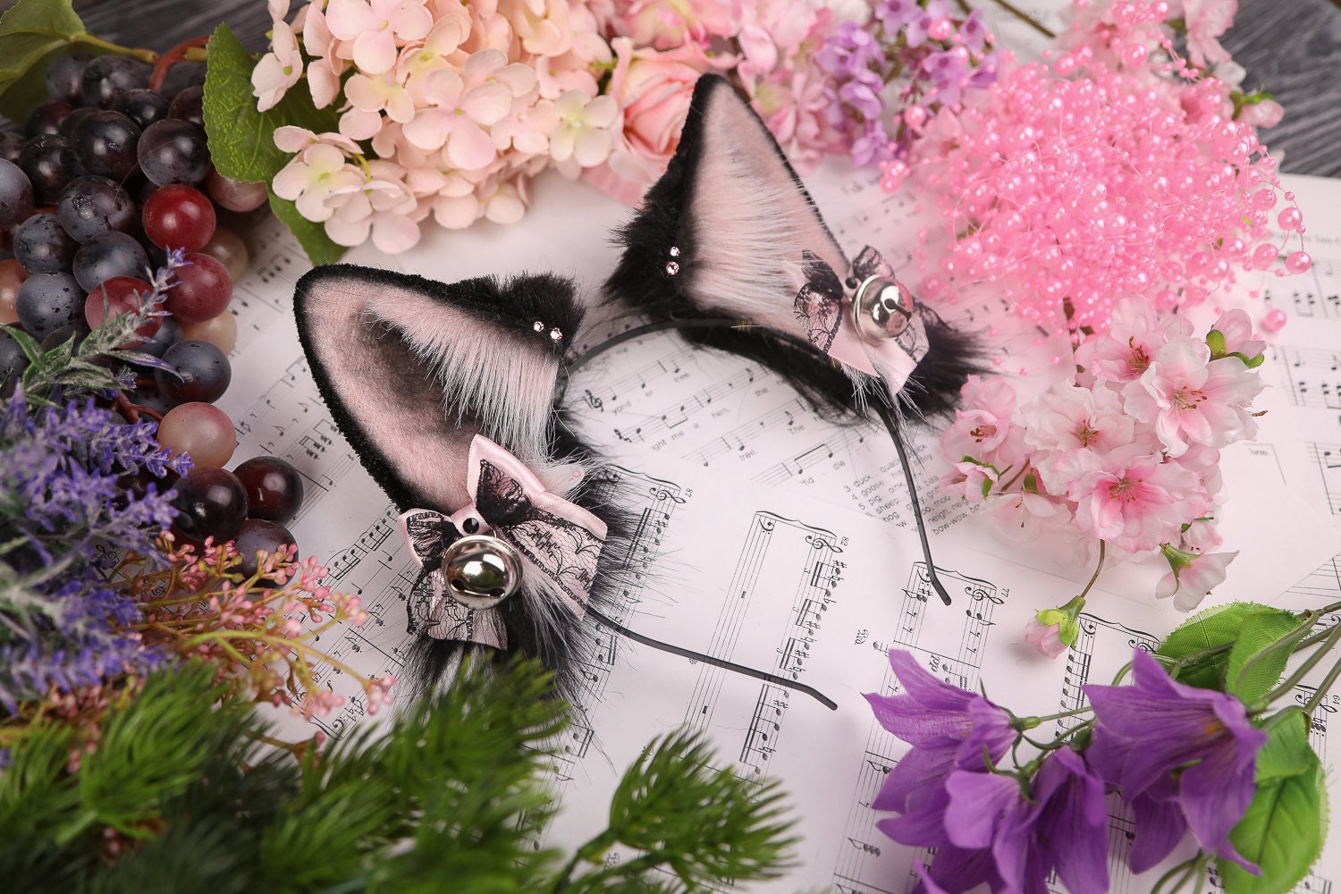 Classic Black Fox Ears MTO Etsy