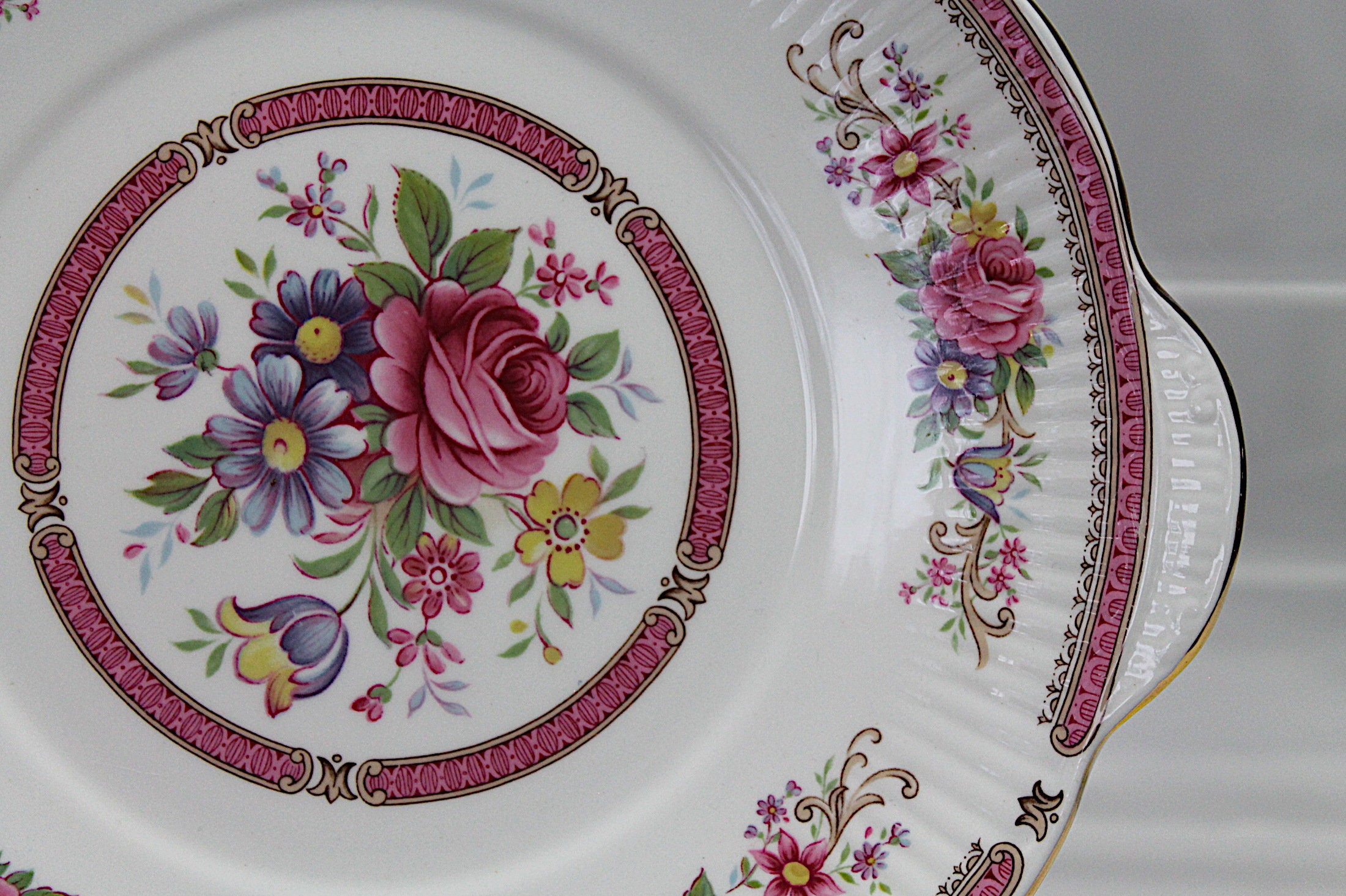 Un vintage queen's fine bone china Rosina China Richmond Etsy