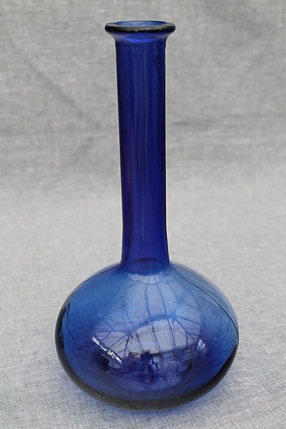 Cobalt Blue Glass Bud Vase 11" il 570xN 88l6