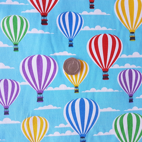 Hot Air Balloon Fabric Etsy UK