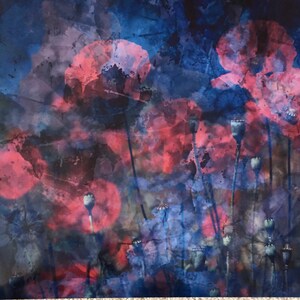 Moody Version Vision of Poppies