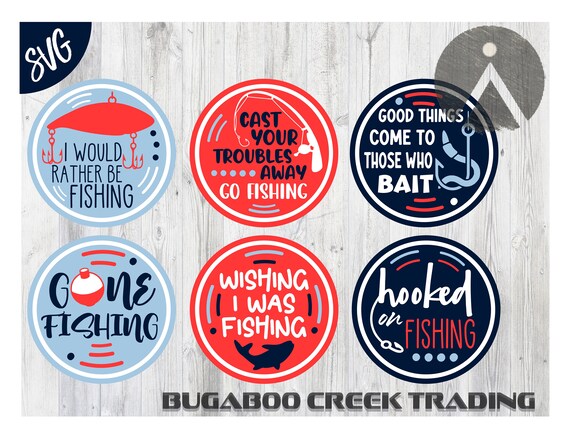 Coasters SVG Fishing Coasters SVG Humorous Fish Coasters | Etsy