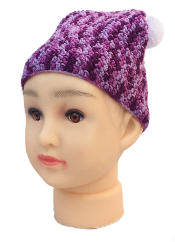 hat with two bobbles