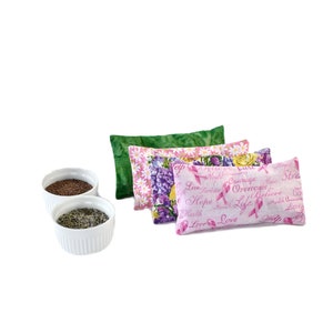 Weighted Eye Pillow - Lavender & Unscented - Relaxation - Aromatherapy - Spa - Yoga - Meditation - Gift - Removable Cover - Pick Your Fabric