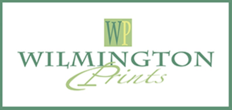 May include: A green and white logo for Wilmington Prints. The logo features the letters "WP" in a square and the text "WILMINGTON Prints" below.