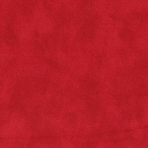 May include: A solid red fabric background with a smooth, even texture.