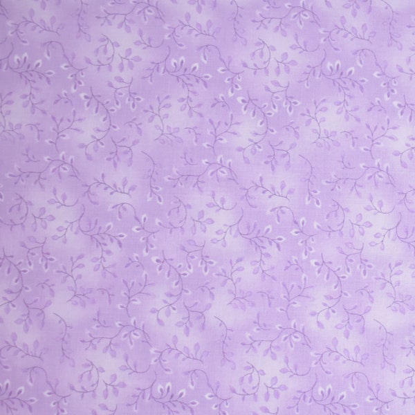 Lilac Vines - Henry Glass Folio Basics Premium Cotton Quilting Fabric By The Yard - Cut to Order - 7755-05