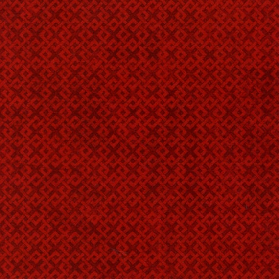 Holiday Red Criss Cross Texture - Wilmington Prints 1825-85507-300 - Premium Cotton Quilting Fabric By The Yard Cut to Order