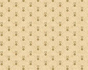 Cream Dot - Henry Glass Premium Cotton Quilting Fabric By The Yard - Cut to Order - Butter Churn Basics 6289-44