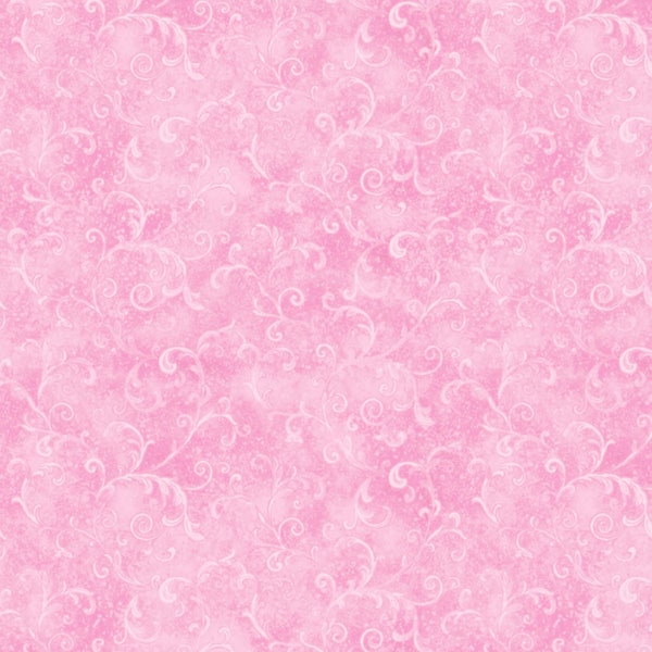 Pink Filigree - Wilmington Prints Essentials Premium Cotton Quilting Fabric By The Yard - 1810-42324-331 - Cut to Order