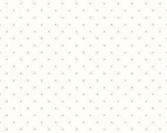 Gray Cross Stitch - Riley Blake Designs Bee Backgrounds  C6381-GRAY - Cotton Quilting Fabric By The Yard Cut to Order