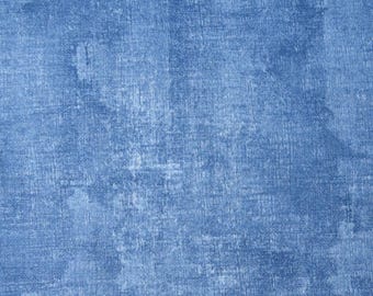 Denim Blue Dry Brush - Wilmington Prints Essentials 1077-89205-409 - Premium Cotton Quilting Fabric By The Yard Cut to Order