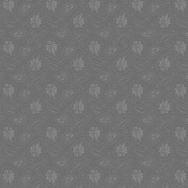 Light Charcoal Paisley - Wilmington Prints Twelve to Midnight Premium Cotton Quilting Fabric By The Yard - 1817-39138-919 - Cut to Order