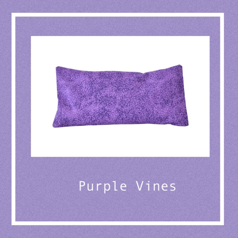 Weighted Eye Pillow Lavender Unscented Relaxation Etsy