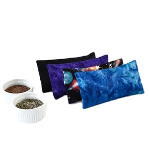 Weighted Eye Pillow - Lavender & Unscented - Relaxation - Aromatherapy - Spa - Yoga - Meditation - Gift - Removable Cover - Pick Your Fabric