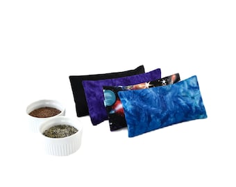 Weighted Eye Pillow - Lavender & Unscented - Relaxation - Aromatherapy - Spa - Yoga - Meditation - Gift - Removable Cover - Pick Your Fabric