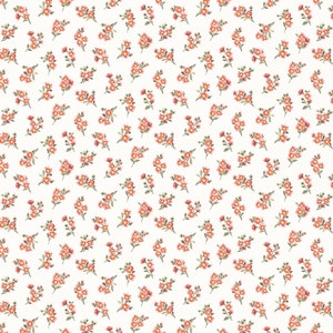 White Daisy Bunches -  Windham Fabrics Premium Cotton Quilt Fabric By The Yard - 52863-1 - Cut to Order