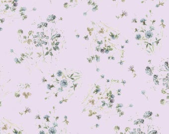 Au Naturel Purple Large Floral - Wilmington Prints 3041-17817-647 - Premium Cotton Quilting Fabric By The Yard Cut to Order