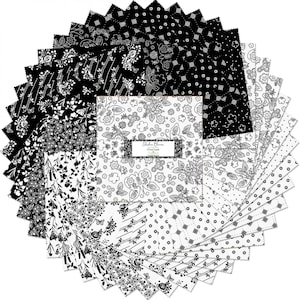 Shadow Blooms 10 Karat Crystals - Wilmington Prints - Premium Quilting Precut Fabric - 40 10&quot; x 10&quot; Squares - 518-850-518