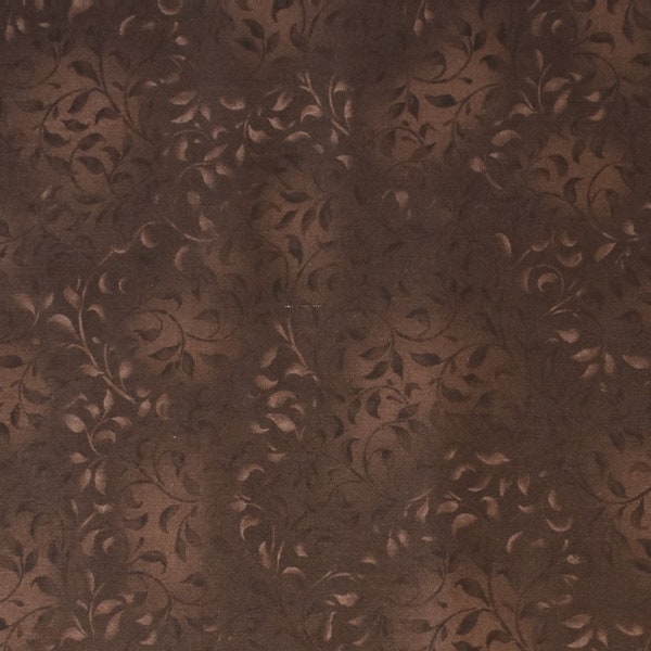 Dark Brown Climbing Vine - Wilmington Prints Premium Cotton Quilting Fabric By The Yard - 1887-38717-229 - Cut to Order