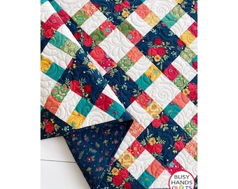 Bountiful Multi-Size Digital Quilt Pattern - Busy Hands Quilts - Confident Beginner Quilt Pattern - SKU BUS1011 - Instant Download